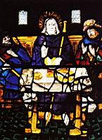 France,_Eure-et-Loir,_Dreux,_Eglise_Saint-Pierre - Vitrail - Le Diner a Emmaus (1501-1600)